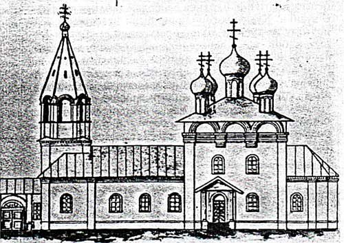 Церковь в честь Владимирской Божией Матери. 1688 год.